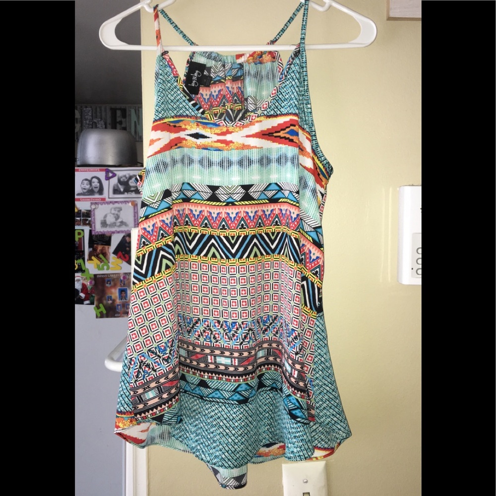 Multi colored top